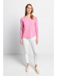 Rich & Royal Koszulka w kolorze jasnoróżowym rozmiar: XL. Różowe bluzki damskie Rich & Royal, xl, bez wzorów, z bawełny, bez kołnierzyka, bez ramiączek. Za 99.95 zł.