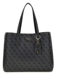 Guess Shopper bag w kolorze czarnym - 42 x 29 x 11 cm rozmiar: onesize. Czarne shopper bag Guess, z aplikacjami, z materiału, na ramię, bez dodatków. Za 549.06 zł.
