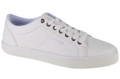 Tenisówki Levi's Model Woodward S Kolor Biały. Białe trampki damskie Levi's, bez wzorów, z materiału, bez zapięcia. Za 259.35 zł.