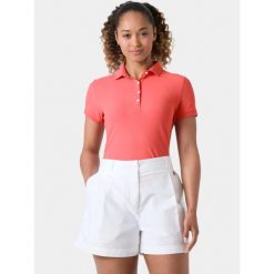 Koszulka Polo Damska Helly Hansen W Crewline. Czerwone koszulki sportowe damskie Helly Hansen, bez wzorów, bez ramiączek, żeglarskie. Za 299.00 zł.