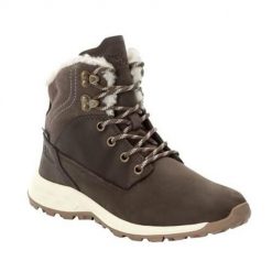 Buty do chodzenia damskie Jack Wolfskin Queenstown City Texapore Mid. Brązowe obuwie sportowe damskie Jack Wolfskin, z materiału, bez zapięcia, trekkingowe. Za 642.00 zł.