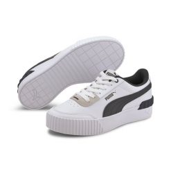 Buty Sportowe Damskie Puma Carina Lift 37303102 r 37. Białe obuwie sportowe casual damskie Puma, z materiału, bez zapięcia. Za 195.99 zł.