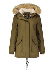 Maison Montaigne Parka "Ampumai" w kolorze khaki rozmiar: XXL. Brązowe parki damskie Maison Montaigne, xxl, bez kaptura. Za 245.96 zł.