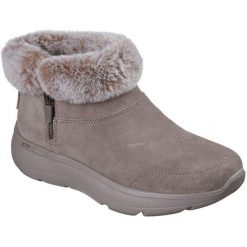 Buty Skechers On-the-go Encore - Snow-cappe, Kobiety. Szare obuwie sportowe casual damskie Skechers, z zamszu, bez zapięcia. Za 590.00 zł.