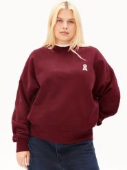 ARMEDANGELS Bluza Kobiety Bawełna czerwony, S. Czerwone bluzy damskie ARMEDANGELS, s, bez wzorów, z bawełny, bez kaptura. Za 399.95 zł.