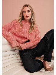 Street One Sweter w kolorze pomarańczowym rozmiar: 44. Pomarańczowe swetry klasyczne damskie Street One, ze splotem, bez kołnierzyka. Za 136.13 zł.