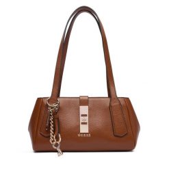 Torebka Guess. Brązowe torebki klasyczne damskie Guess, bez dodatków. Za 639.99 zł.