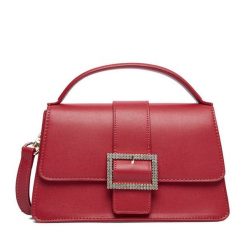 Torebka Nine West. Czerwone torebki klasyczne damskie Nine West, bez dodatków. Za 199.99 zł.