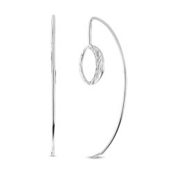 Violet Hamden Kolczyki Violet Hamden Luna Luminous - 925 sterling silver 1 ct Damski. Szare kolczyki damskie Violet Hamden. Za 169.99 zł.