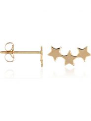 OR ÉCLAT Złote kolczyki-wkrętki "Andromède" rozmiar: onesize. Żółte kolczyki damskie Or Éclat, złote. Za 305.29 zł.