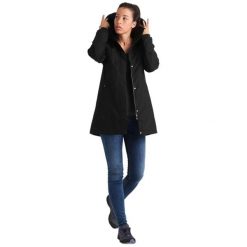Płaszcz ocieplany dla kobiet Helly Hansen Aden. Czarne płaszcze damskie Helly Hansen, l, bez wzorów, z materiału, bez kaptura. Za 698.50 zł.