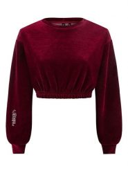 Carpatree Koszulka w kolorze bordowym rozmiar: S. Brązowe bluzki damskie Carpatree, s, bez wzorów, bez kołnierzyka, bez ramiączek. Za 52.05 zł.