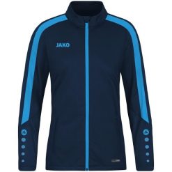 Damska bluza dresowa Jako Power. Niebieskie bluzy damskie JAKO, bez wzorów, z dresówki, bez kaptura. Za 325.00 zł.
