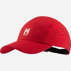 Czapka z daszkiem Millet Chamonix 5 Panel Cap Czerwony Active Fit. Czerwone czapki z daszkiem damskie Millet, na lato, bez wzorów, z elastanu. Za 109.00 zł.