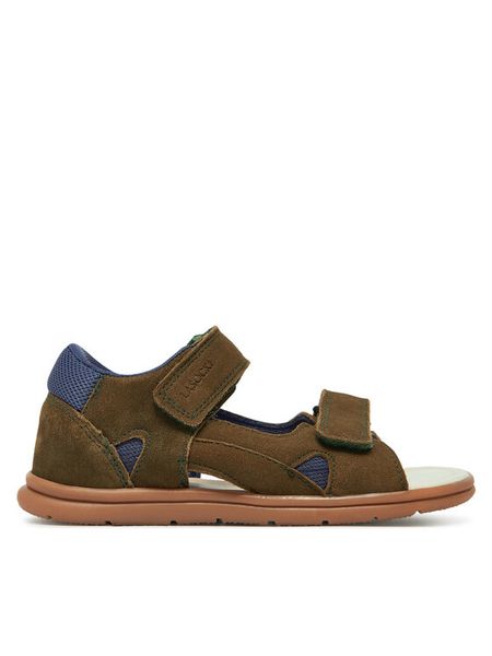 Lasocki Kids Sandały LINEA CI12-LINEA-02 Khaki. Brązowe sandały chłopięce Lasocki Kids, ze skóry, bez zapięcia. Za 99.99 zł.