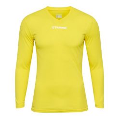 Koszulka z długim rękawem Hummel BL Essential. Czarne koszulki damskie Hummel, bez wzorów, bez kołnierzyka, bez ramiączek. Za 153.50 zł.