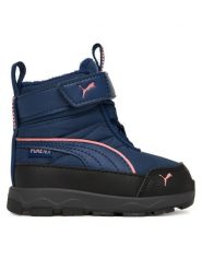 Puma Śniegowce Evolve Boot Puretex Ac+Inf 392650 07 Granatowy. Niebieskie buty zimowe chłopięce Puma, z materiału, bez zapięcia. Za 279.99 zł.