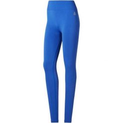 Legginsy damskie Reebok Wor Myt Seamless Tight. Niebieskie legginsy damskie Reebok, l, bez wzorów, z dzianiny. Za 156.99 zł.