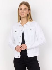 Soyaconcept® Kurtka Kobiety Bawełna biały, XS. Białe kurtki damskie xs, bez wzorów, z bawełny, bez kaptura. Za 279.95 zł.