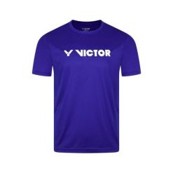 Koszulka sportowa unisex VICTOR T-43104 B. Niebieskie koszulki sportowe damskie Victor, xl, bez wzorów, bez ramiączek. Za 79.99 zł.