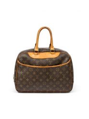 Louis Vuitton Torebka "Deauville" w kolorze brązowym - 35 x 26 x 14 cm rozmiar: onesize. Brązowe torebki klasyczne damskie Louis Vuitton, z materiału, bez dodatków. Za 3,601.99 zł.