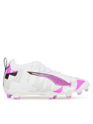 Puma Buty do piłki nożnej Ultra 5 Match Forever Fg/Ag Jr 108413 01 Biały. Białe buty sportowe chłopięce Puma, ze skóry, bez zapięcia. Za 189.99 zł.