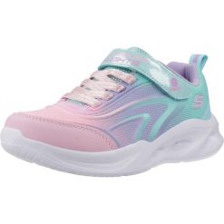 Buty SKECHERS SOLA GLOW Wielokolorowy. Obuwie trekkingowe damskie Skechers, z syntetyku, bez zapięcia. Za 216.99 zł.