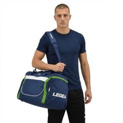 Torba sportowa MODENA NEW. Niebieskie torby sportowe LEGEA, bez wzorów. W wyprzedaży za 84.50 zł.