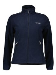 Regatta Kurtka polarowa w kolorze granatowym rozmiar: 44. Niebieskie kurtki damskie Regatta, bez wzorów, z materiału, bez kaptura. Za 100.99 zł.