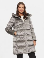 Geox Kurtka puchowa Adrya W4626G T3154 F9822 Szary Regular Fit. Szare kurtki damskie Geox, bez wzorów, z puchu, bez kaptura. Za 1,129.00 zł.