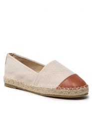 Jenny Fairy Espadryle WS990-166 Beżowy. Brązowe espadryle damskie Jenny Fairy, bez wzorów, z materiału, bez obcasa. Za 89.99 zł.
