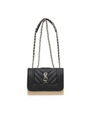 Steve Madden Torebka Bcala Crossbody SM13000617-02002-BOB Czarny. Czarne listonoszki damskie Steve Madden, bez wzorów, ze skóry, bez dodatków. Za 739.99 zł.