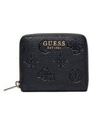 Guess Portfel "Cresidia" w kolorze czarnym - 11 x 9 x 2,5 cm rozmiar: onesize. Czarne portfele damskie Guess, z aplikacjami, z materiału. Za 184.46 zł.