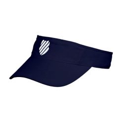 Czapka damska K-Swiss visor. Białe czapki z daszkiem damskie K-SWISS, bez wzorów, z materiału. Za 96.00 zł.