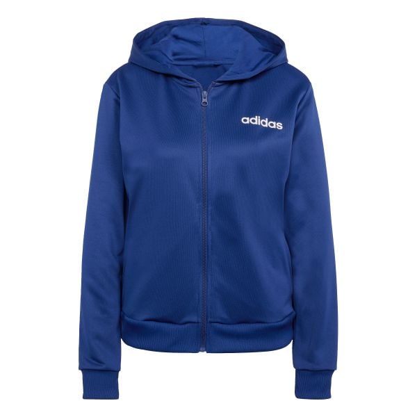 Bluza z kapturem dla kobiet adidas Essentials Linear. Niebieskie bluzy damskie Adidas, s, bez wzorów, z dresówki, z kapturem. Za 333.80 zł.
