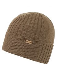 Ziener Czapka beanie "Isafin" w kolorze khaki rozmiar: onesize. Brązowe czapki damskie Ziener, bez wzorów, z materiału. Za 66.16 zł.