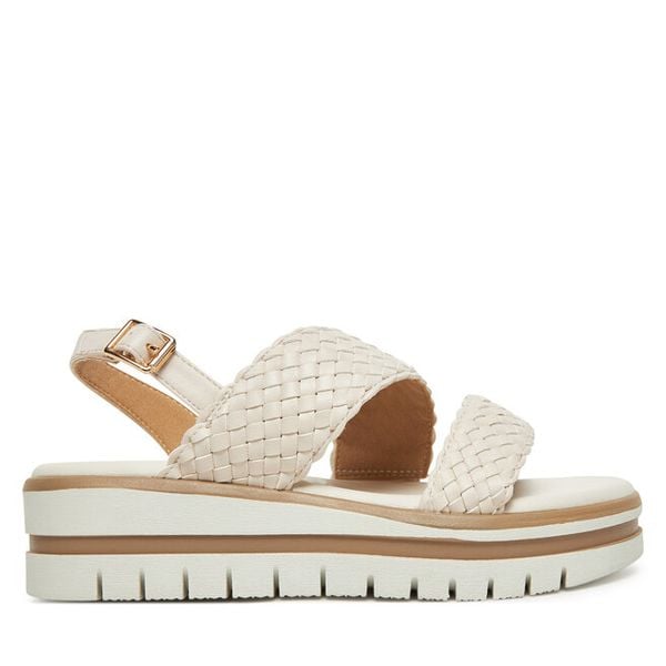 Sandały Clara Barson. Sandały damskie Clara Barson, bez wzorów, bez obcasa, na koturnie, bez zapięcia. Za 119.99 zł.