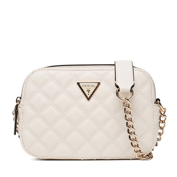 Torebka Guess. Białe torebki wieczorowe damskie Guess, z aplikacjami, bez dodatków. Za 289.99 zł.