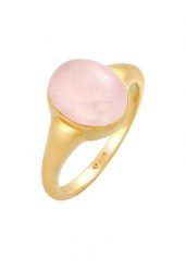 Elli Damski Sygnet Oval Trend Chunky z różowym kwarcem w srebrze 925 Sterling Silver Pierścionki 1 ct. Czerwone pierścionki damskie Elli, z kwarcem, srebrne. Za 279.64 zł.