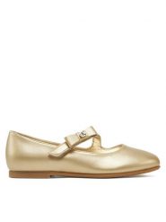 Calvin Klein Jeans Baleriny Ballerina V4A3-83042-1322 M Złoty. Żółte baleriny dziewczęce Calvin Klein Jeans, bez wzorów, z jeansu, bez obcasa, bez zapięcia. Za 389.99 zł.