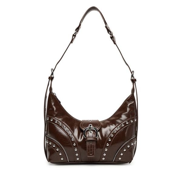 Torebka DeeZee. Brązowe torebki klasyczne damskie DeeZee, bez dodatków. Za 139.99 zł.