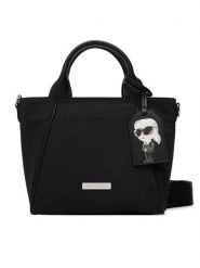KARL LAGERFELD Torebka B3W30129 Czarny. Czarne torebki klasyczne damskie KARL LAGERFELD, ze skóry, bez dodatków. Za 779.99 zł.
