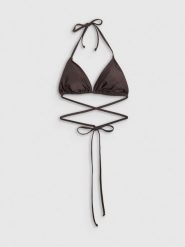 4F Góra od bikini damska - brązowa XL. Brązowe bikini 4F, bez wzorów. Za 59.99 zł.