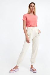 T-shirt damski PATRIZIA PEPE. T-shirty damskie Patrizia Pepe, s, bez wzorów, bez kołnierzyka. W wyprzedaży za 281.40 zł.