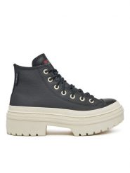 Converse Trampki Chuck Taylor All Star Lugged Heel Platform Waterproof A12328C 001 Czarny. Czarne trampki damskie Converse, bez wzorów, z materiału, bez zapięcia. Za 509.99 zł.