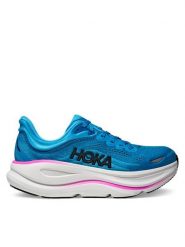 Hoka Buty do biegania Bondi 9 1162012 Niebieski. Niebieskie obuwie sportowe damskie HOKA, z materiału, bez zapięcia, do biegania. Za 799.99 zł.