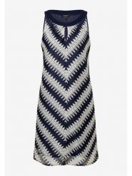 More & More Sukienka w kolorze granatowo-białym rozmiar: 44. Białe sukienki damskie More & More, bez wzorów, bez ramiączek. Za 156.98 zł.