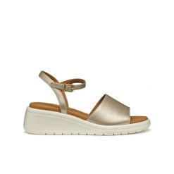 Damskie sandały z klinem Geox Meliconia A. Żółte sandały damskie Converse, bez wzorów, bez obcasa, na koturnie, bez zapięcia. Za 413.50 zł.