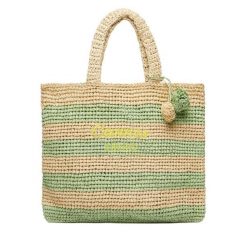 Torebka Liu Jo. Zielone shopper bag Liu Jo, bez dodatków. Za 379.99 zł.