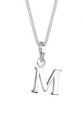 Elli Damska zawieszka z literą M w srebrze próby 925 Sterling Silver Naszyjniki 1 ct Damski. Szare naszyjniki damskie Elli, srebrne. Za 177.64 zł.